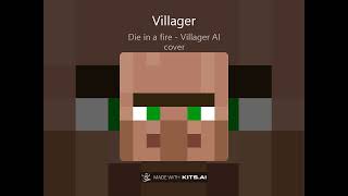 Die in emeralds  Villager AI Cover [upl. by Shepard247]