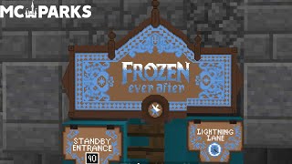 Frozen Ever After MCParks Minecraft Recreation [upl. by Naicul]