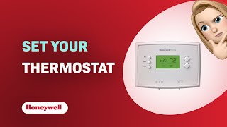 How to Easily Set Your Honeywell RTH2410B1019E1 Thermostat to 77 Degrees [upl. by Sivat]