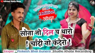 सोना नो दिल वो तारो चाँदी नो कंदेरो  Singer Pinkesh Gunera  Dj Timli Song [upl. by Nylidam]