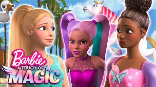 Barbie Netflix Preview Barbie A Touch Of Magic Season 1 [upl. by Hsekin]