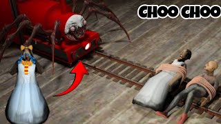 Choo Choo Charles VS Granny Grandpa  Funny Animation 🤣 New Version [upl. by Wilsey98]