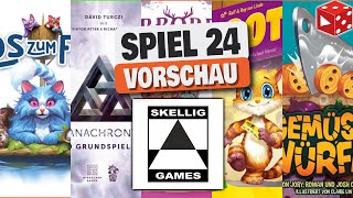 SPIEL 24 Vorschau Das sind die Neuheiten von SKELLIG GAMES [upl. by Laicram975]