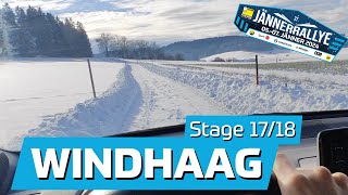 JÄNNERRALLYE 2024  Stage 1718 Sport OÖ WINDHAAG  POV Recce [upl. by Leamhsi]