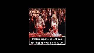 Cannibal Corpse Butchered At Birth FULL ALBUM WITH LYRICS [upl. by Burl]