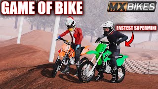 GAME OF BIKE ON THE FASTEST SUPERMINIS TO EVER EXIST MXBIKES [upl. by Philender]