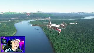 AMAZING ALASKA  B737700 Twin Otter amp H125 Helicopter  sydsquadron [upl. by Eva]