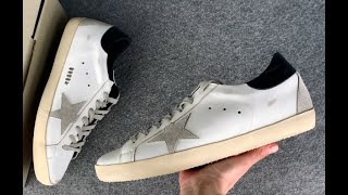 GOLDEN GOOSE SUPER STAR WHITE BLACK [upl. by Catherine]