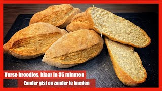 Broodjes in 35 minuten  KOKEN MET GUNTHER [upl. by Guglielma]