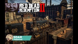 Driving A Train Around The Entire Map  Red Dead Redemption 2 [upl. by Oznole]