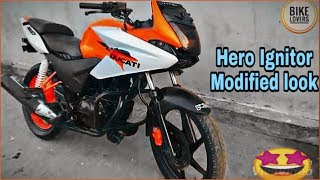 Hero Ignitor Modified look  Ignitor Bike Full Modified  Bike Lovers [upl. by Assilana]