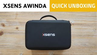 Xsens Awinda  Quick Unboxing [upl. by Nim440]