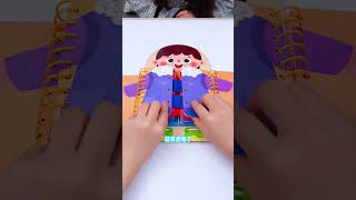 Childrens multilayer dressing busy board educational toys Childrens busy board Multilayer dr [upl. by Droflim806]