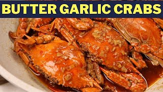 BUTTER GARLIC CRAB RECIPE  SUPER EASY AND SARAP [upl. by Lesly]