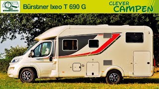 Bürstner Ixeo T 690 G 2018 Neue Mittelklasse auf DucatoBasis  Die TestCamper  Clever Campen [upl. by Ahsiadal]