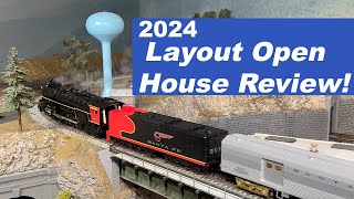 2024 Layout Open House What Trains Did I Run [upl. by Dusen]