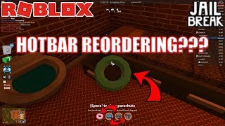 HOTBAR REORDERING  Roblox Jailbreak [upl. by Perl971]