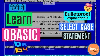 Select Case Statement in QBASIC  Hindi [upl. by Ahseit]