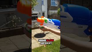 Electric Glock Water Gun vs All Nerf Guns [upl. by Anirpas]