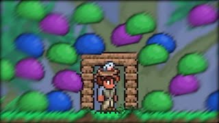 Terraria but with 300x enemy spawn rates  Part 1 [upl. by Nitsuj269]