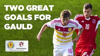 Two great goals from Ryan Gauld  Luxembourg U21 03 Scotland U21 [upl. by Nohsal]