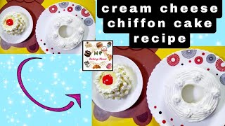 Cream Cheese Chiffon Cake RecipeNP Bakery House [upl. by Vieva493]