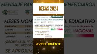 📌💵¿Recibirás el siguiente pago de 4 meses de la Beca Benito Juárez Atento a la fecha oficial [upl. by Cerelia]