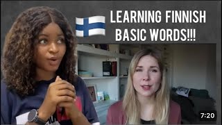 Reaction to Learn To Speak Finnish In 4 Minutes 🇫🇮 [upl. by Ailima]