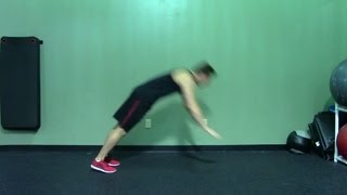 Fallout Push Up  HASfit Push Up Exercise Demonstration  Fall Out Pushup  Plyometric Push Ups [upl. by Giltzow456]