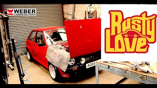 Mk1 Ford fiesta Weber carburettor upgrade  Conversion  Rusty Love [upl. by Nibot538]