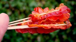 CANDIED BACON Recipe  How To make candied bacon  Barbecue recipe [upl. by Giglio]