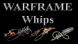 WARFRAME  Whip Comparison Secura Lecta Atterax Scoliac [upl. by Esinrahs]