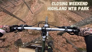 14 trails sample from last weekend HighlandMountainBikePark  POV Georges 10 yo [upl. by Ahsieyn984]