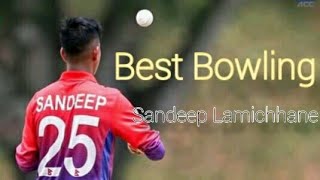 sandeep lamichhane best bowling compilation [upl. by Nosae]