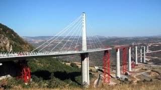 Launching the Millau Viaducts Bridge Deck Sections  Enerpac Heavy Lifting Technology [upl. by Akimit]