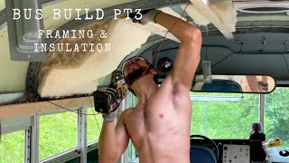 Insulating our school bus with havelock wool framing and insulation [upl. by Poliard]