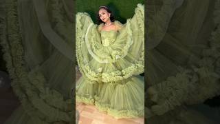 Designer Gown cutting and stitchingDIY party wear Gurgaon gown cinderellagown [upl. by Lapotin]