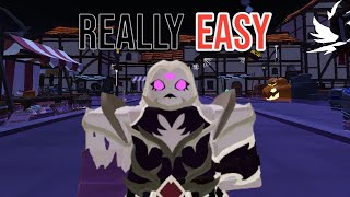 The New Halloween Boss Is Really Easy Roblox Bedwars [upl. by Ahsotal]