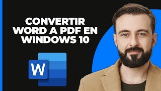 Word a PDF Cómo Convertir Word a PDF en Windows 10 [upl. by Killigrew799]