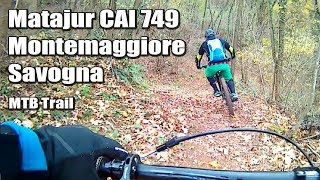 Matajur CAI 749 Montemaggiore  Savogna  MTB Trail [upl. by Tse]