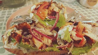 Chicken Gyro with Tzatziki sauce Easy Chicken Gyro Recipe [upl. by Ettigdirb580]