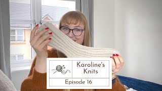 Karoline’s Knits Episode 16  3 sweaters and a pair of socks [upl. by Salakcin857]