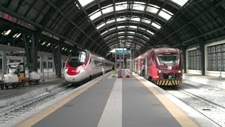 Circolazione dei treni della stazione di Milano Centrale [upl. by Rodablas]