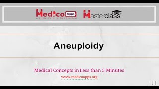 NEET PG Topic Aneuploidy Obs amp Gynae [upl. by Franchot]