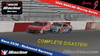 2024 NASCAR iRacing Series  Richmond Raceway  Race 2336 [upl. by Maloy465]