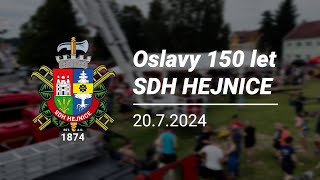 Oslavy 150 let založení SDH Hejnice [upl. by Evets]