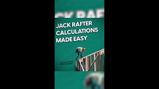 How to Easily Calculate Jack Rafter Lengths [upl. by Lenno]