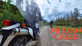 캐나다 캘거리 오토바이 모터사이클 동호회 로키 록키 산맥 오프로딩 맥클린 크릭 Canada Calgary McLean Creek Suzuki DR650 Yamaha XT250 [upl. by Ssitruc]