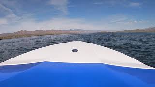 St Martin F13 50 Hp Cruising Lake Roosevelt AZ [upl. by Anilocin]