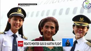 Pidato Menteri Susi di Kartini Flight [upl. by Ema690]